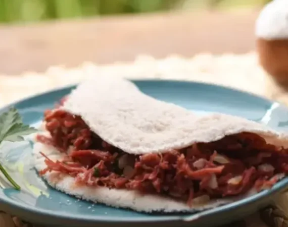 Tapioca de Carne Seca