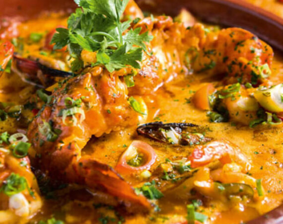 moqueca de peixe com camarão