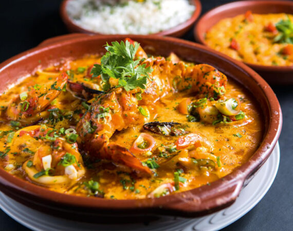 moqueca de peixe com camarão