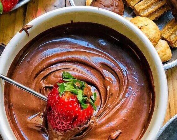 fondue de chocolate