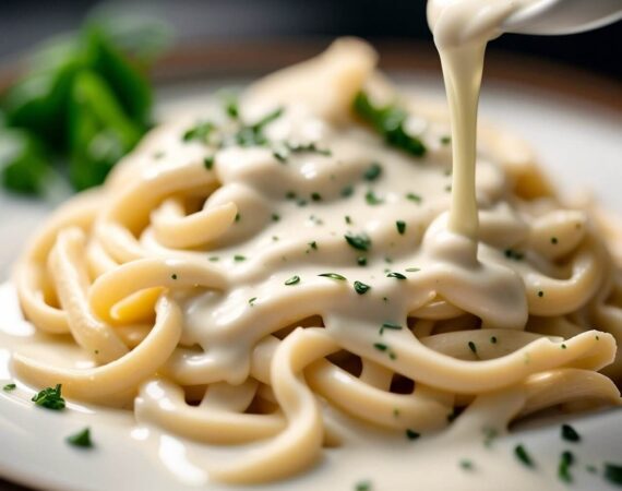 Macarrão com Molho Branco